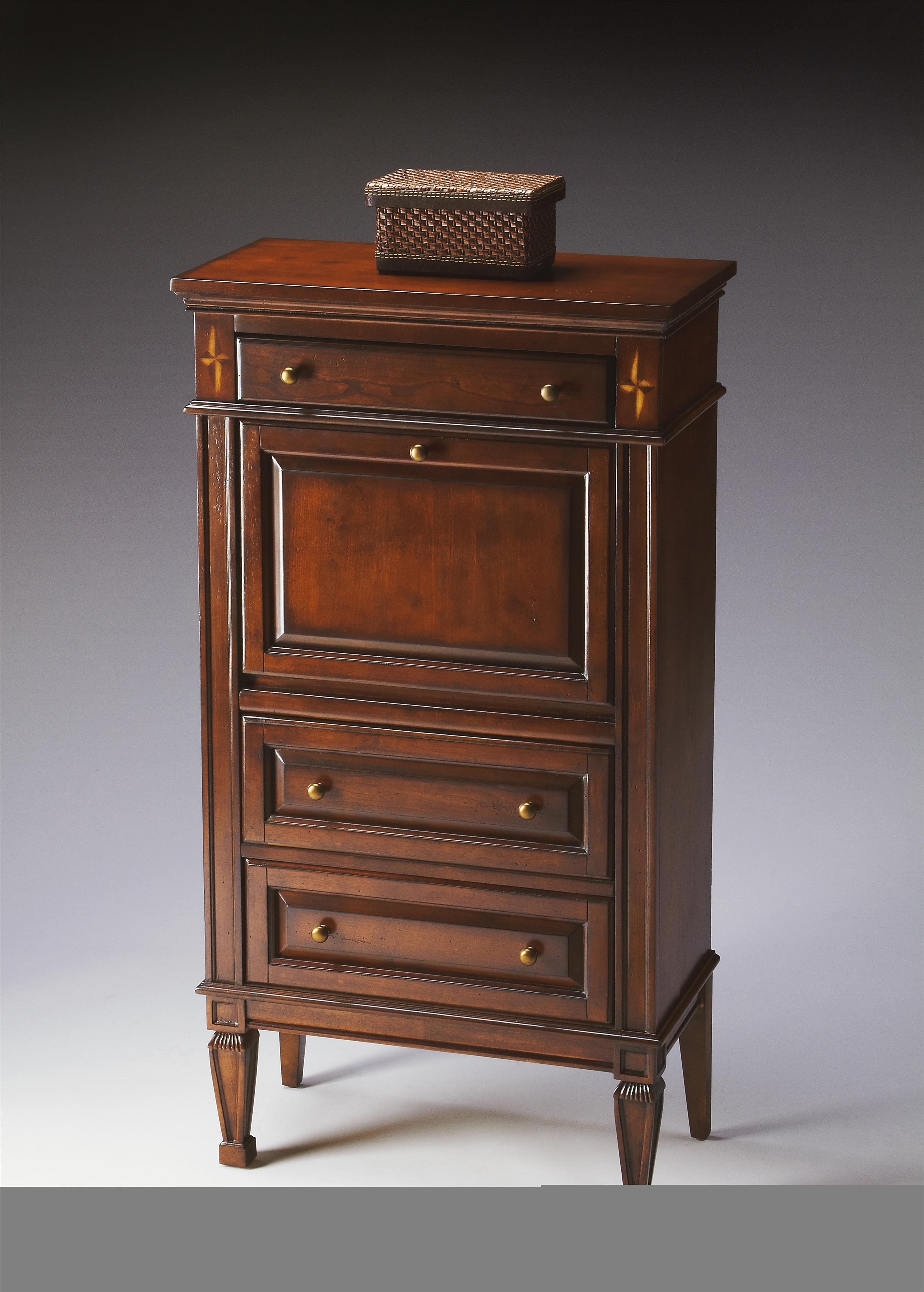 Butler Specialty Company Plantation Cherry Secretary Jacksonville Furniture Mart Secretary Desks